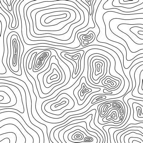 Illustration Of Topographic Map 13528885 PNG