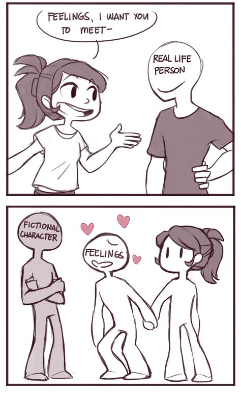 Fictional crushes vs Real crushes Cute Comics, Funny Comics, Funny