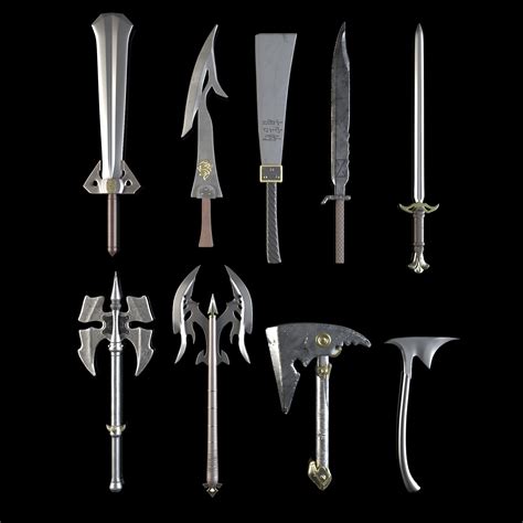 Artstation Sword And Axe Vol 01 Resources