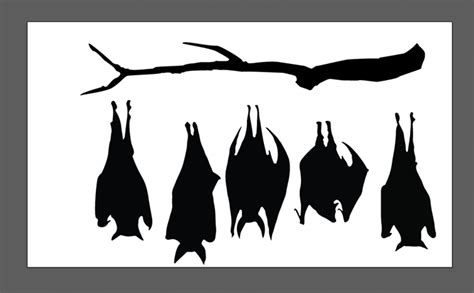 Bats Hanging Around Svg File Etsy