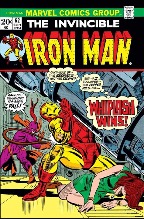 Thrice Daily Marvel Covers On Twitter Iron Man 62 September 1973 Art