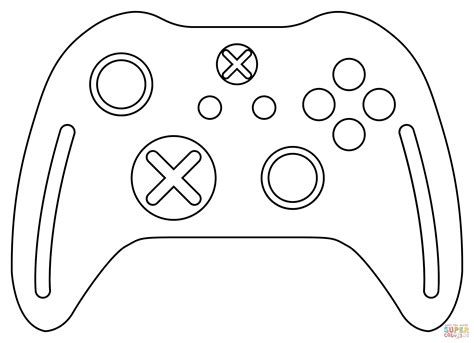 Dibujo De Controlador Xbox Para Colorear Dibujos Para Colorear Porn