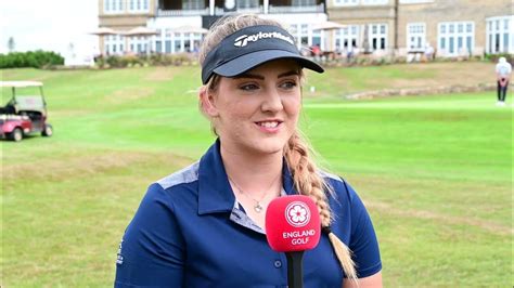 english women s amateur championship 2022 day three katie stephens interview youtube