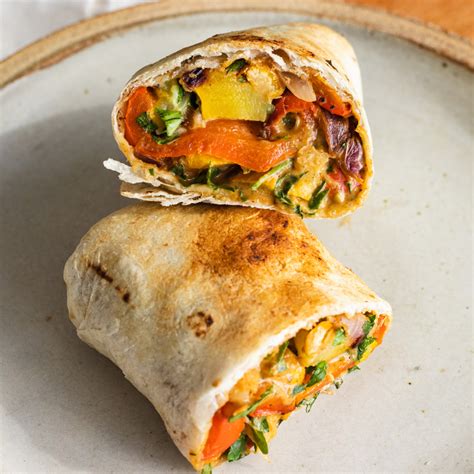 Vegan Crispy Deconstructed Falafel Wrap With Tahini Sauce Avocado Skillet