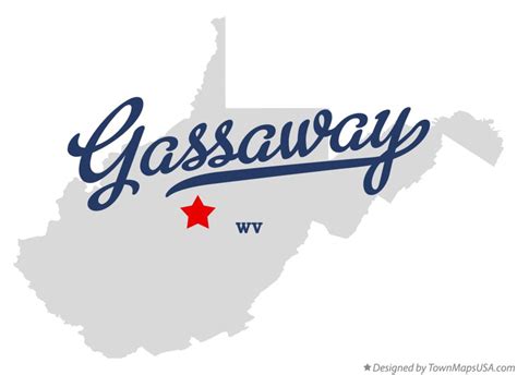 Map Of Gassaway Wv West Virginia