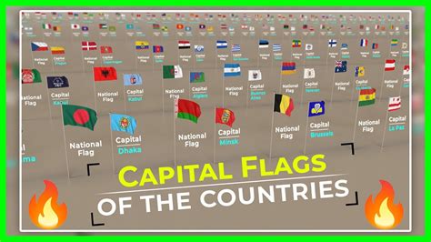 Capital Flags Of All Countries Countries And Capitals Of The World