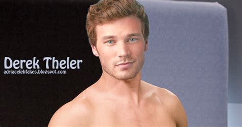 Male Celeb Fakes Derek Theler