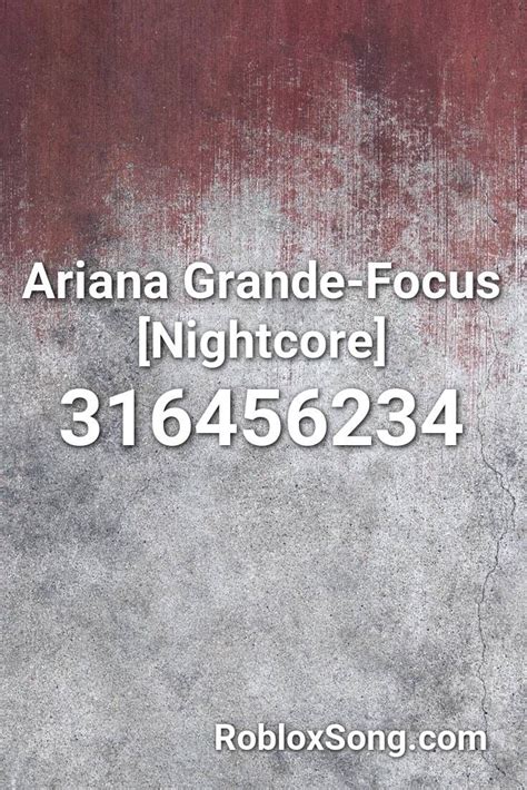 As every song has a unique id, it's tough to remember them since the number of signs you listen to can change all the time. Roblox Music Code Ariana Grande : 500 Roblox Music Codes ...