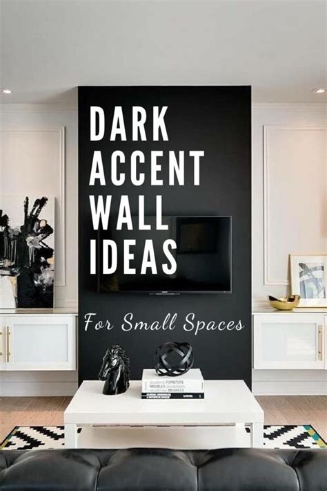 I know this wall may be a little untraditional and funky, but i kept in mind the best piece of home decorating advice i've ever received: These Dark Accent Walls Break All The Small Space Design ...