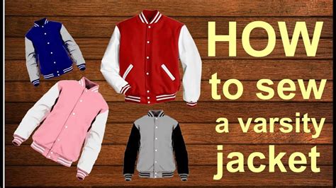 Diy How To Sew A Varsity Jacket Baseball Jacket Cara Membuat Jaket