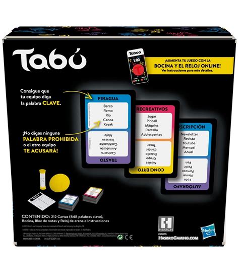 taboo refresh f5254 hasbro games juguetes abracadabra