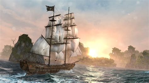 Ship Sails Warship Colonial Times Wallpapers Hd Desktop And