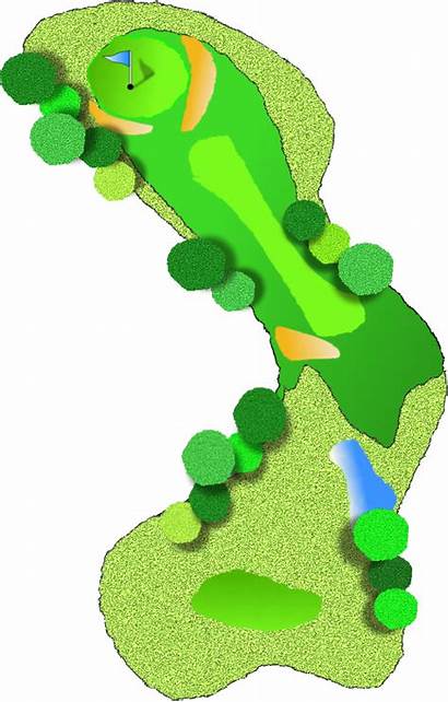 Golf Clipart Club Course Hole Courses Clip