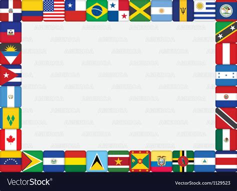 World Flags Page Border