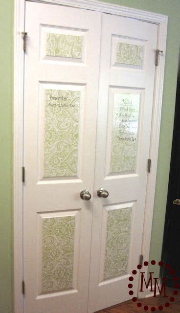 One of our favorite pantry door ideas is sliding barn doors. The Scrappe Shoppe - and idea on how to dress up bifold ...