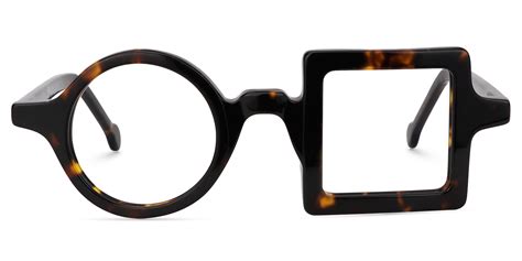 These Asymmetric Glasses Are Great For Prescription Glasses Or Bold