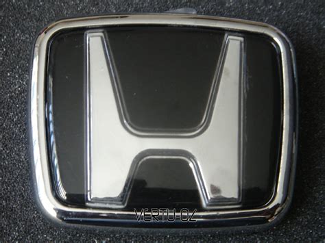 Vertuoz Emblem Genuine Black Jdm Honda Rear Type R Decal Stickers Badge