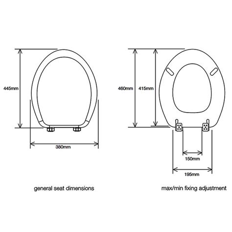 Roper Rhodes Infinity Thermoset Plastic Toilet Seat White 8401ws