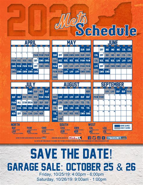 Printable 2022 New York Mets Schedule Printable Schedule