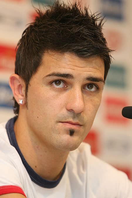 David Villa S Hairstyle Sports Club Blog