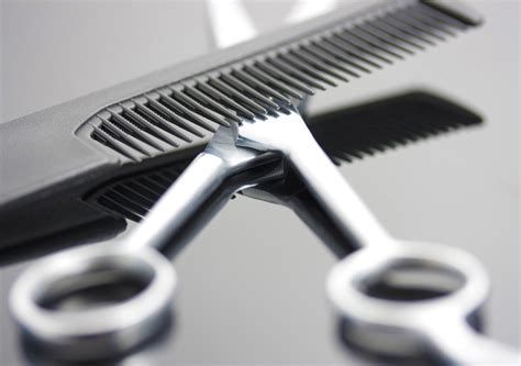 Scissors And Comb For A Hairdresser Clayton Hair Salon