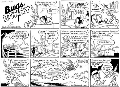 Tralfaz Bugs Bunny Comic Strip Star