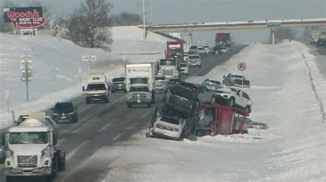 Slick road conditions causing headaches for Iowa drivers