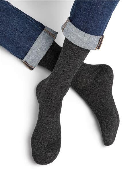 Cashmere Men Socks Cashmere And Wool Bleuforêt Men Socks