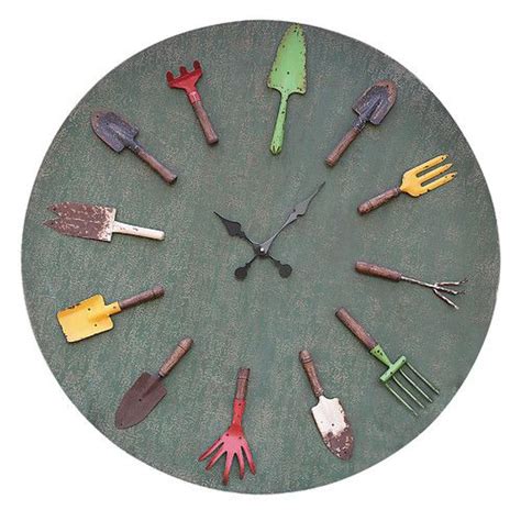 Found It At Wayfair Oversized 36 Garden Tools Wall Clock Diy Resin