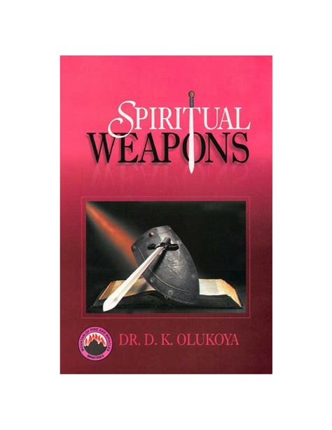 Spiritual Weaponsenglishfrench By Drdk Olukoya