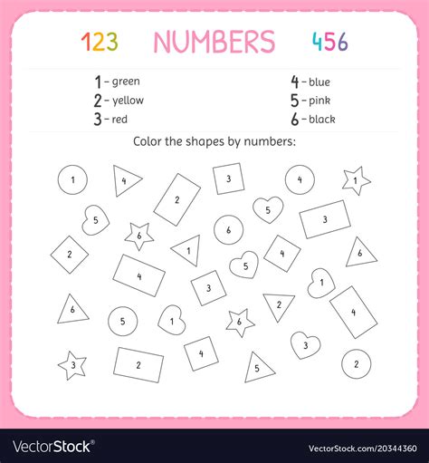 ️shapes And Numbers Worksheets Free Download
