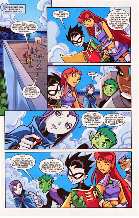 Teen Titans Go Comic Book Series Teen Titans Go Issue 55 When Theres Trouble Teen