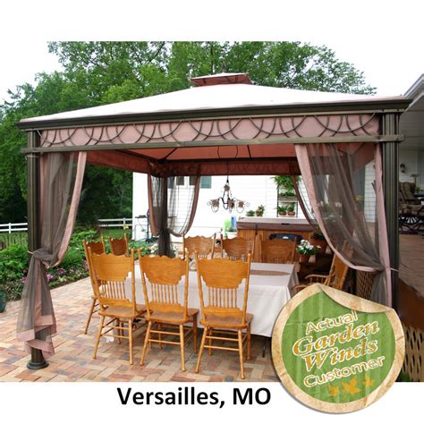 Buy products such as palm springs bbq gazebo tent replacement canopy at walmart and save. Sunjoy Sean Conway Grand Casual Replacement Canopy Netting ...