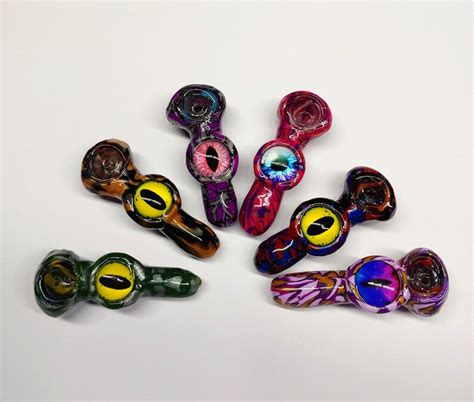 Custom Glass Smoking Pipe Girly Pipes Unique Glass Smoking Etsy