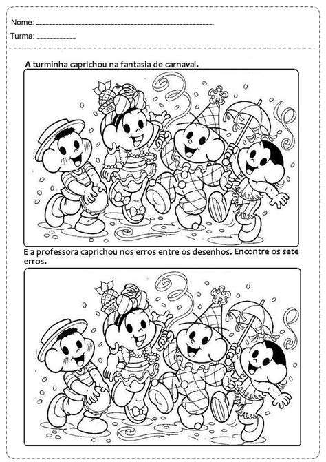 Atividade Carnaval 3 Ano