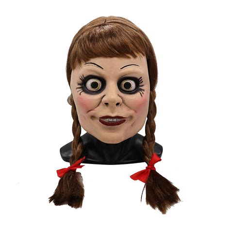 Annabelle Full Mask Lang Haar Horror Cosplay Kostuum Prop Fruugo Nl