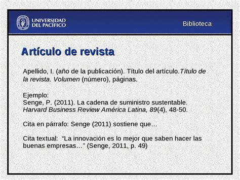 C Mo Citar Fuentes De Informaci N By Biblioteca Up Universidad Del