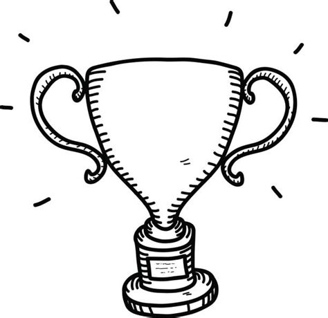 Drawing Of The Trophy Illustrations Royalty Free Vector Graphics