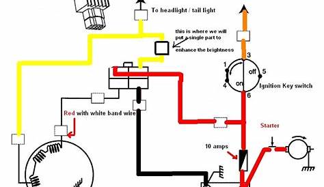 honda motorcycle headlight wiring diagram