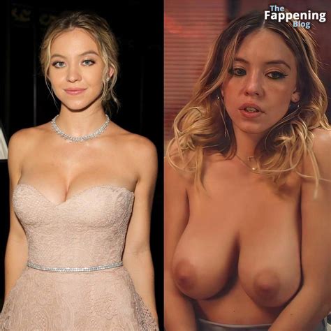 Sydney Sweeney Hot Topless 1 Collage Photo Famous Internet Girls