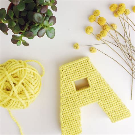 3d Letters Using Plastic Canvas