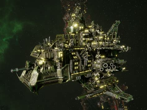 Battlefleet Gothic Armada Ii Space Orks Cruisers Advanced Ship