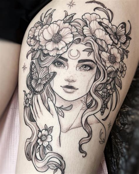 Details 99 About Thigh Tattoos For Girls Super Cool Indaotaonec