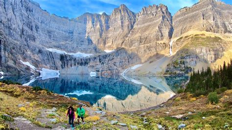 Iceberg Lake Trail In The Many Glacier Area Of Glacier National Park