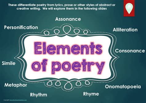 Elements Of Poetry The Ultimate Guide For Students And Teachers Tiểu