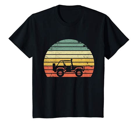 Vintage Jeeps Shirt Retro 70s Off Road Sunset Tshirt Tee