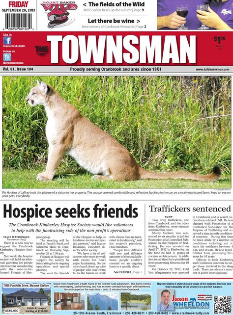 Cranbrook Daily Townsman September By Black Press Media Group
