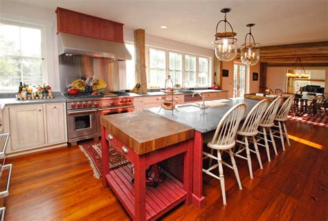 I still had that inspiration cutting board on my mind, with the leather handles, so i cut the belt up to make two handles for my board. Chic butcher block cutting board in Kitchen Farmhouse with ...