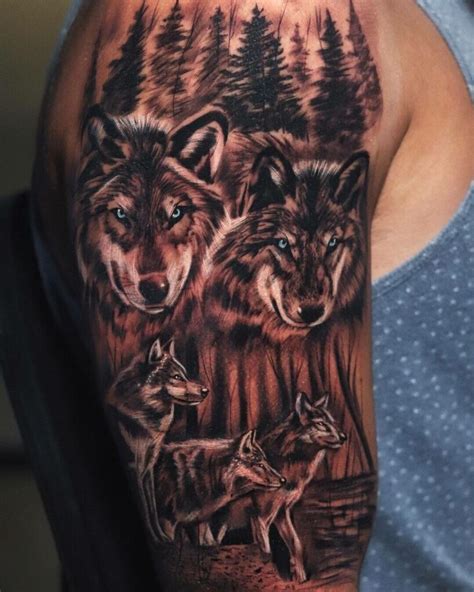 11 Wolf Pack Tattoo Ideas You Have To See To Believe Alexie