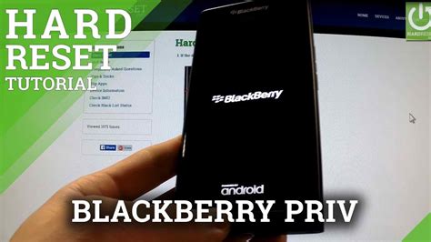 How To Hard Reset Blackberry Priv Factory Reset Instructions Youtube